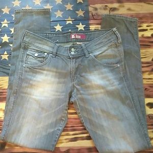 H&M gray washed denim jeans